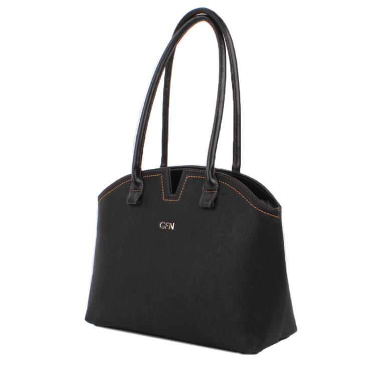 Оригинальная женская сумка-шоппер Грифон черного цвета, артикул 15С592