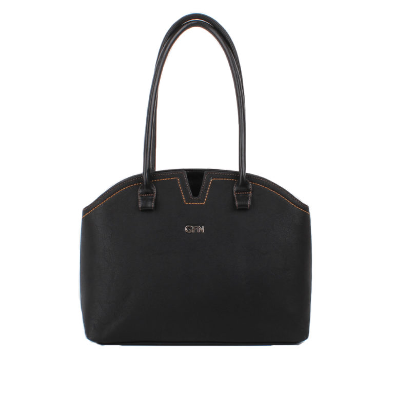 Оригинальная женская сумка-шоппер Грифон черного цвета, артикул 15С592