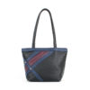 Женская сумка-шоппер Грифон черный / синий / бордо, артикул 630