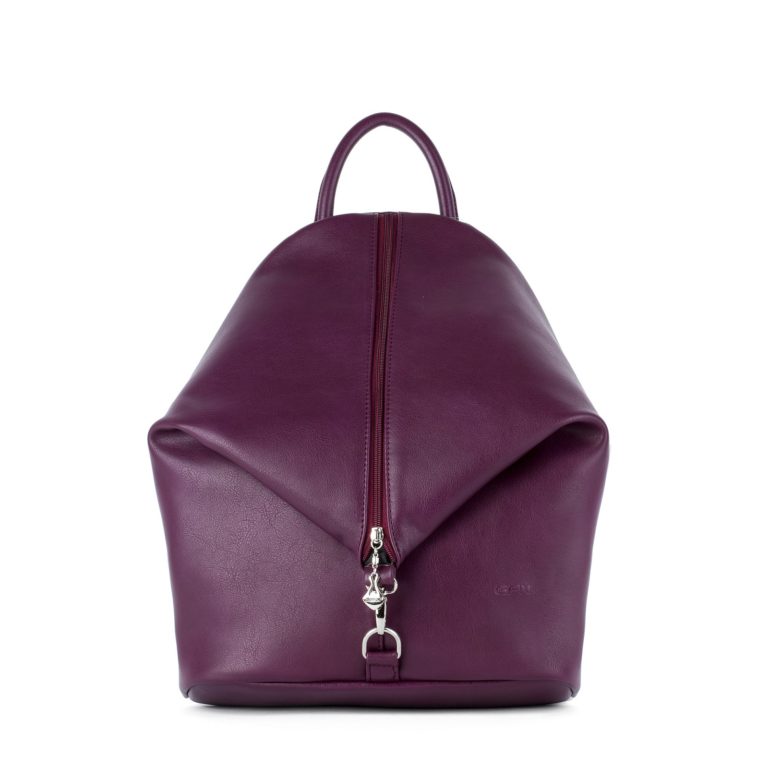 Небольшой женский городской рюкзак Грифон бордового цвета, артикул 15С565