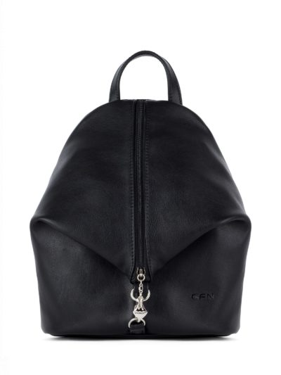 Небольшой женский городской рюкзак Грифон черного цвета, артикул 653