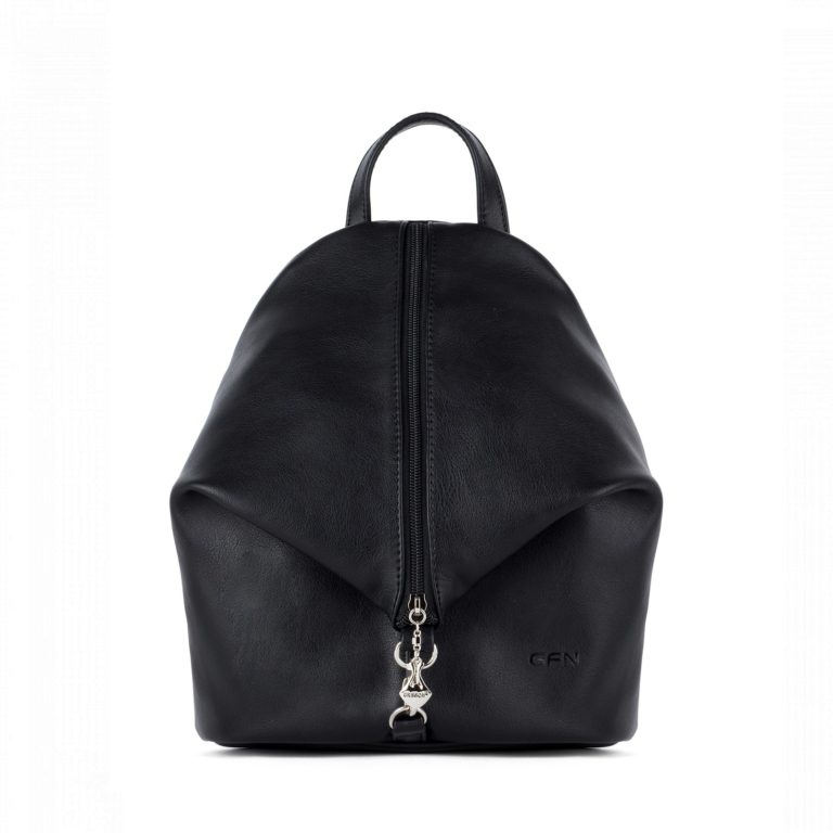 Небольшой женский городской рюкзак Грифон черного цвета, артикул 653