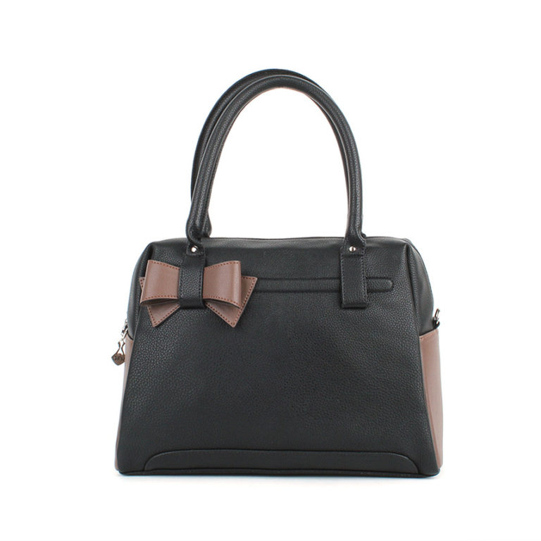 Женская сумка Грифон черный / коричневый, артикул 604