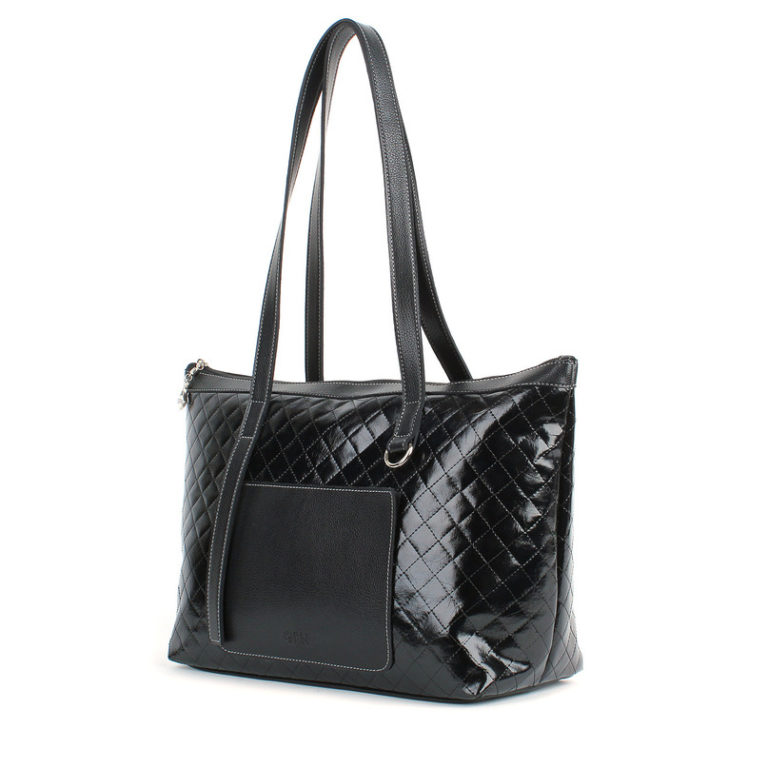 Женская сумка-шоппер Грифон черного цвета, артикул 633