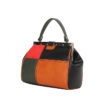 Стильная женская сумка-саквояж Грифон черный / оранжевый / зеленый / красный, артикул 15С596