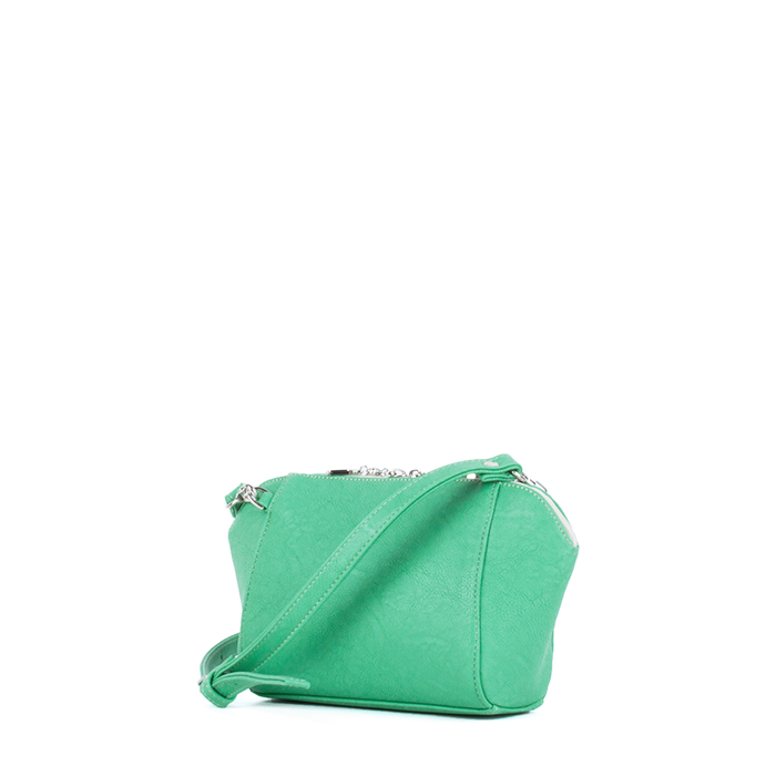 Маленькая сумка трапецевидной формы Грифон изумрудного зеленого цвета, артикул 641