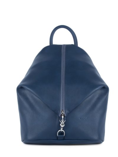 Небольшой женский городской рюкзак Грифон синего цвета, артикул 15С565