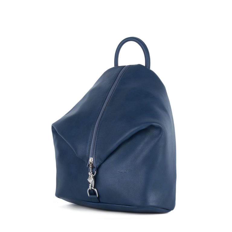 Небольшой женский городской рюкзак Грифон синего цвета, артикул 15С565