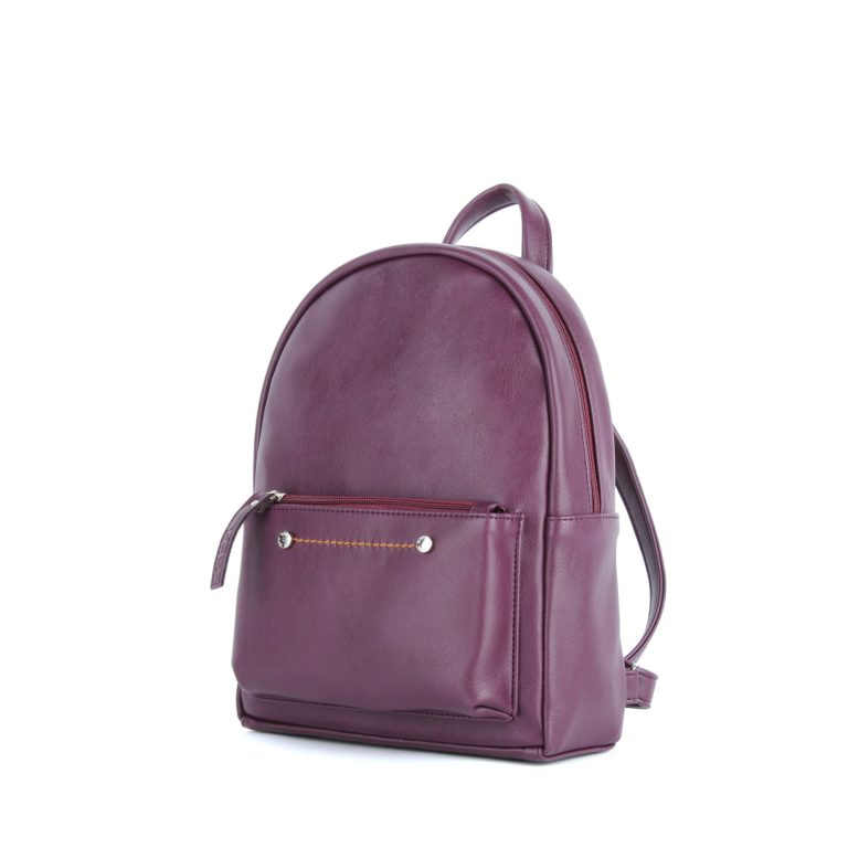 Небольшой женский городской рюкзак Грифон бордового цвета, артикул 655